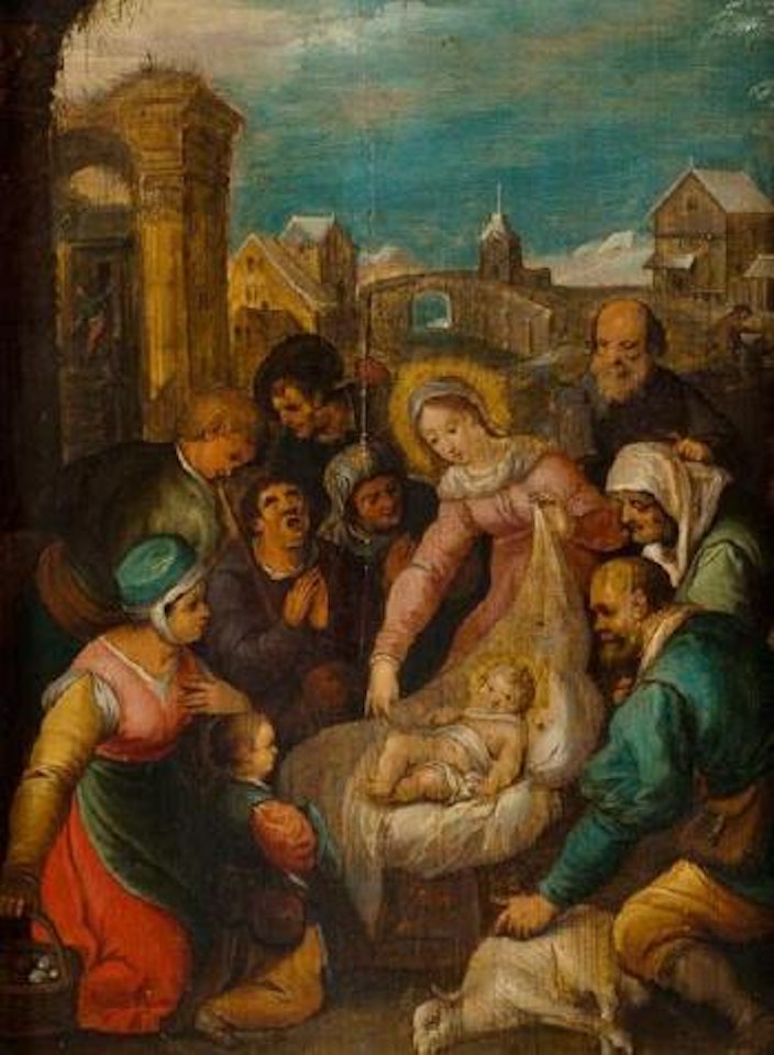 L’adoration des Bergers by Frans Francken II
