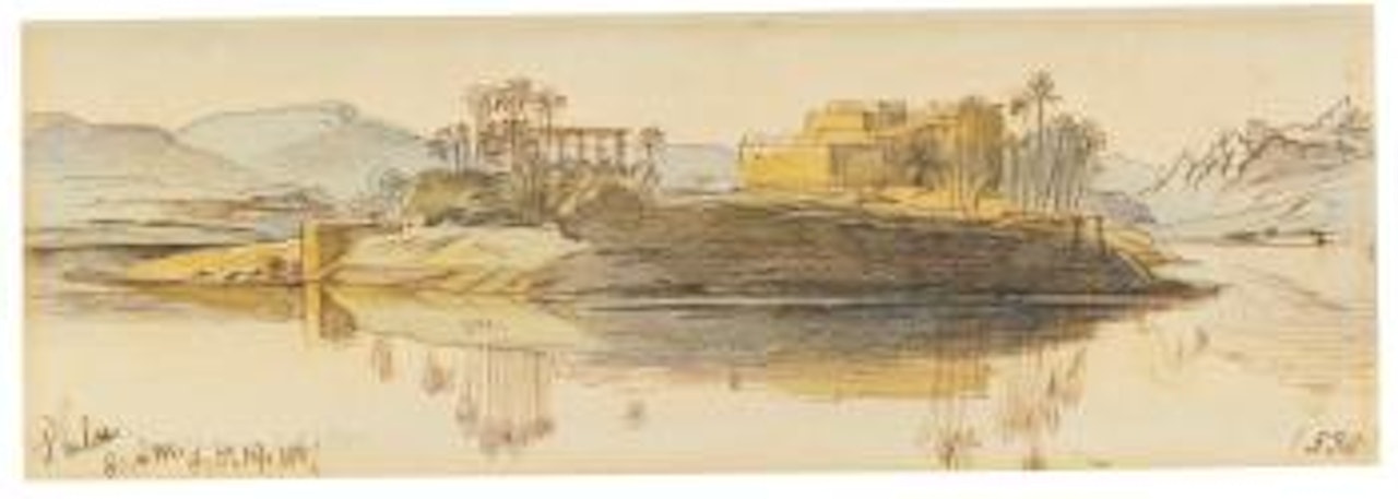 Philae, Egypt by Edward Lear
