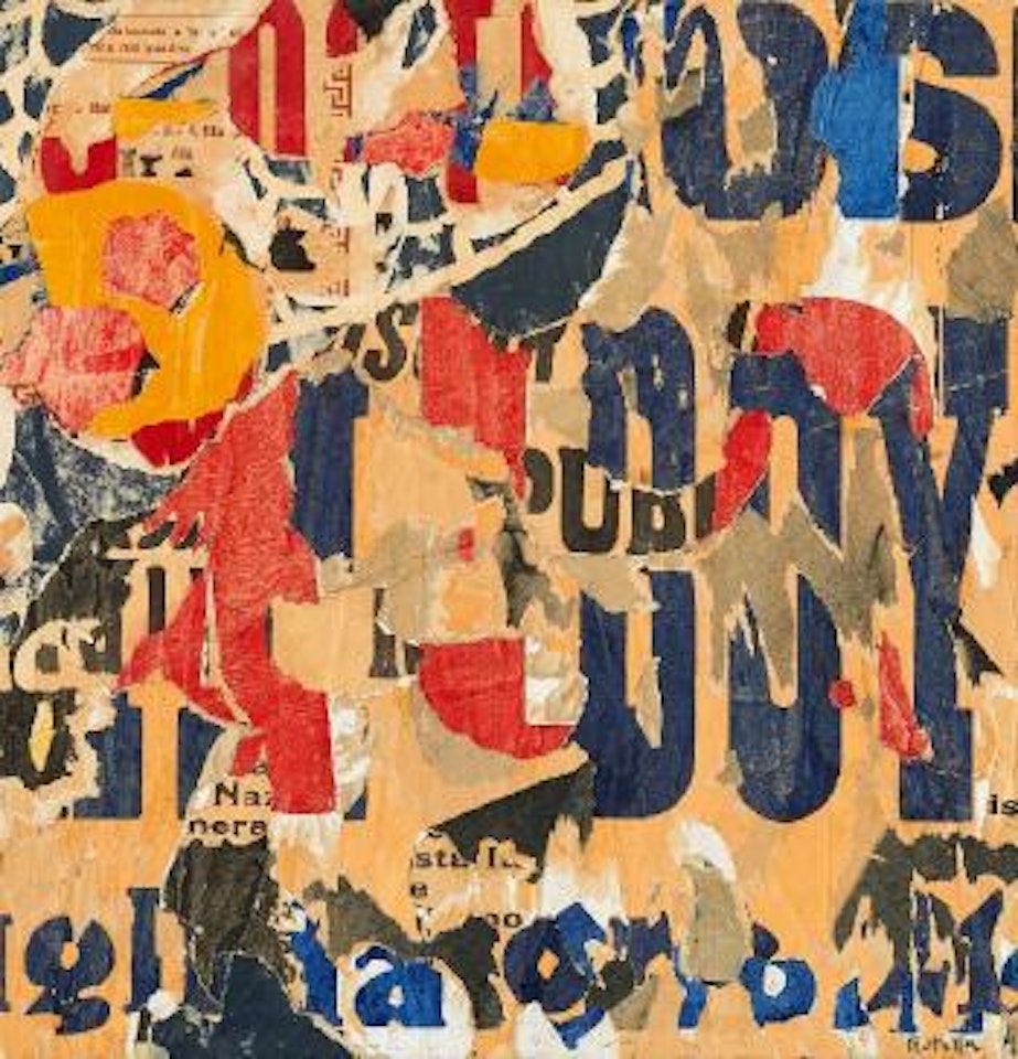 Ohne Titel (Boy) by Mimmo Rotella