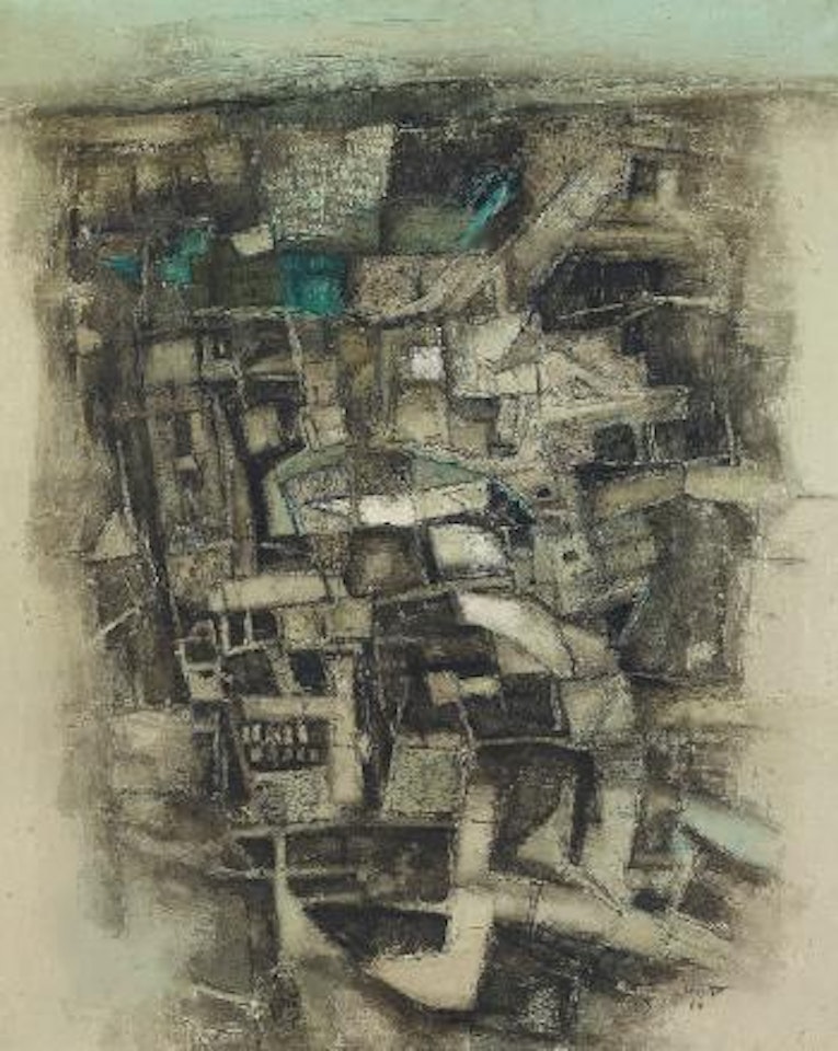 Labyrinth of a Town by Ram Kumar