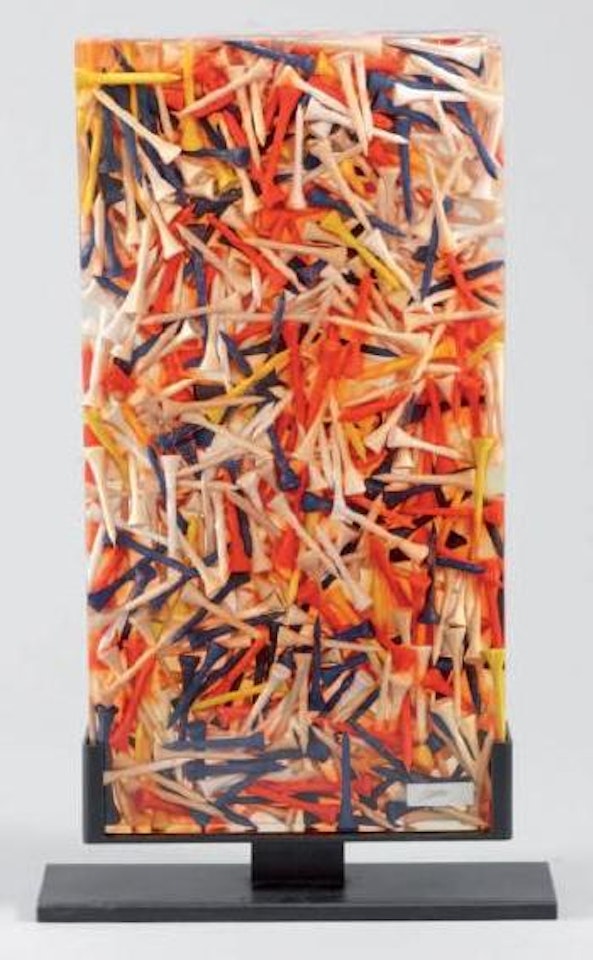Inclusion de tubes de peinture by Arman