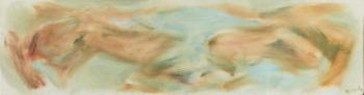Des matins aux rives II by Jean Messagier