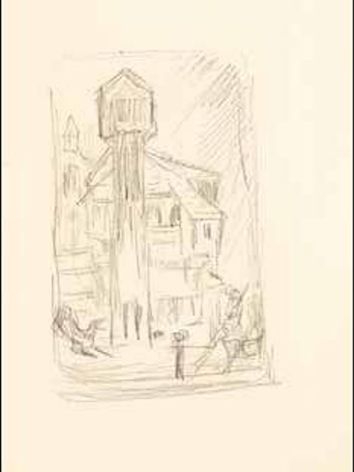 Nächtliche Szene by Alfred Kubin