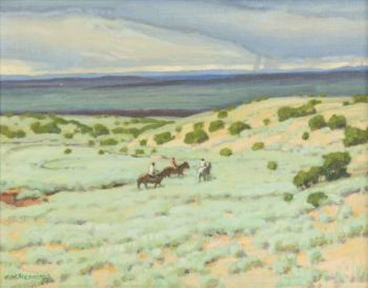 Along the Rio Grande by Ernest Martin Hennings