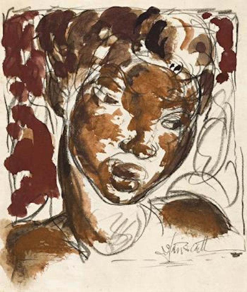Sketch head by Ian Fairweather