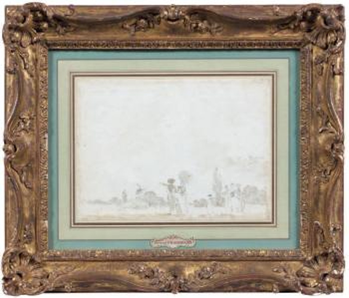 Vue d’une terrasse des environs de Paris by Jean-Honoré Fragonard