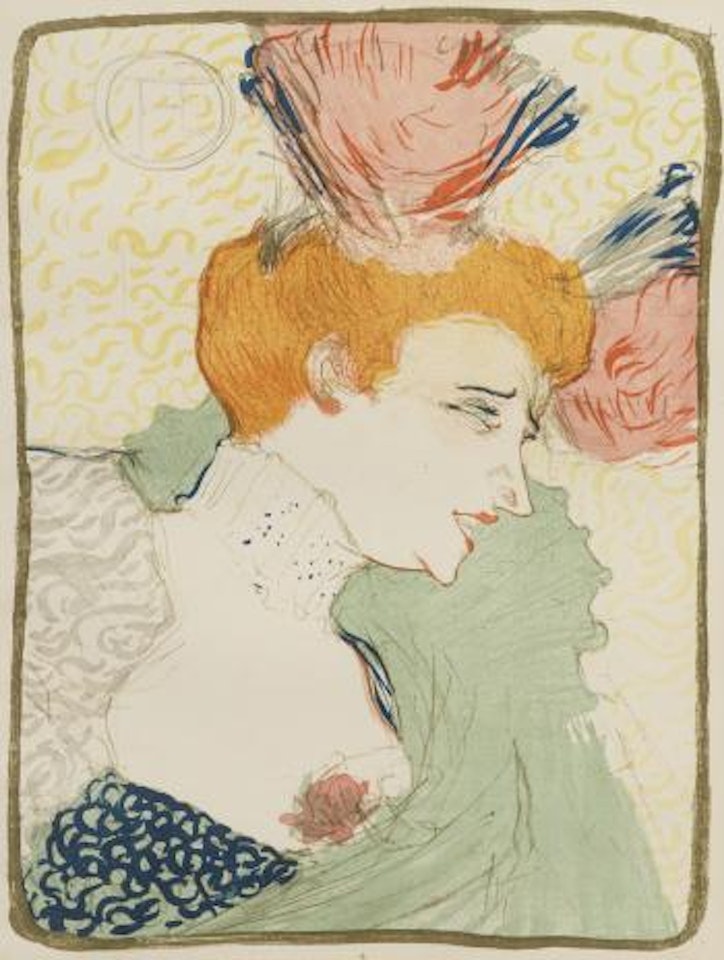 Mademoiselle Marcelle Lender, en buste by Henri de Toulouse-Lautrec