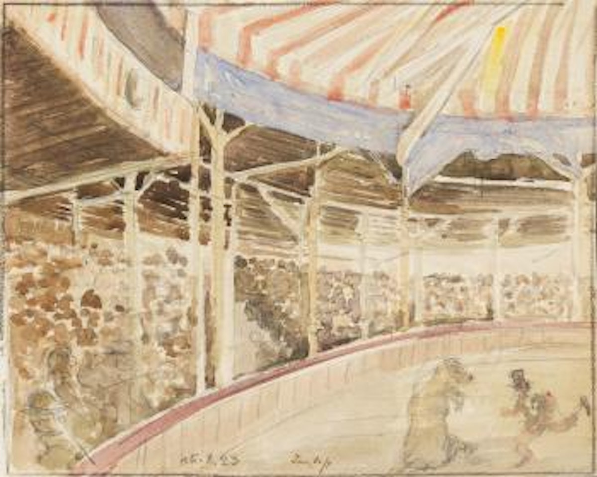 Circus scene by Jean Dufy