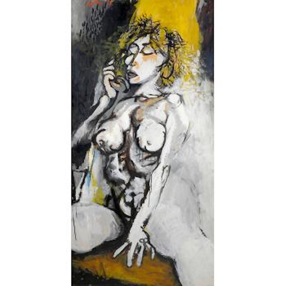 Donna al telefono by Renato Guttuso