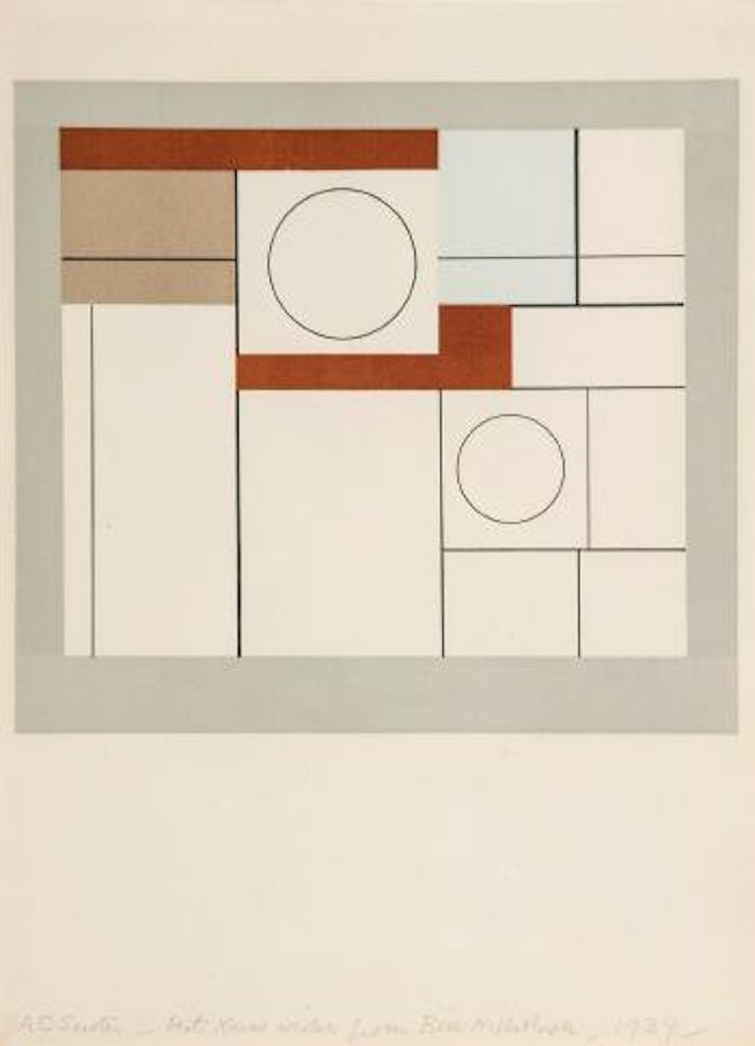 Squares and circles by Ben Nicholson, O.M.