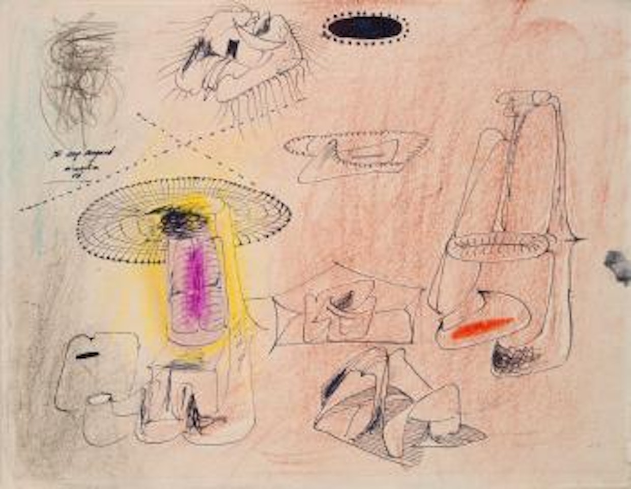 Fireplace in Virginia by Arshile Gorky