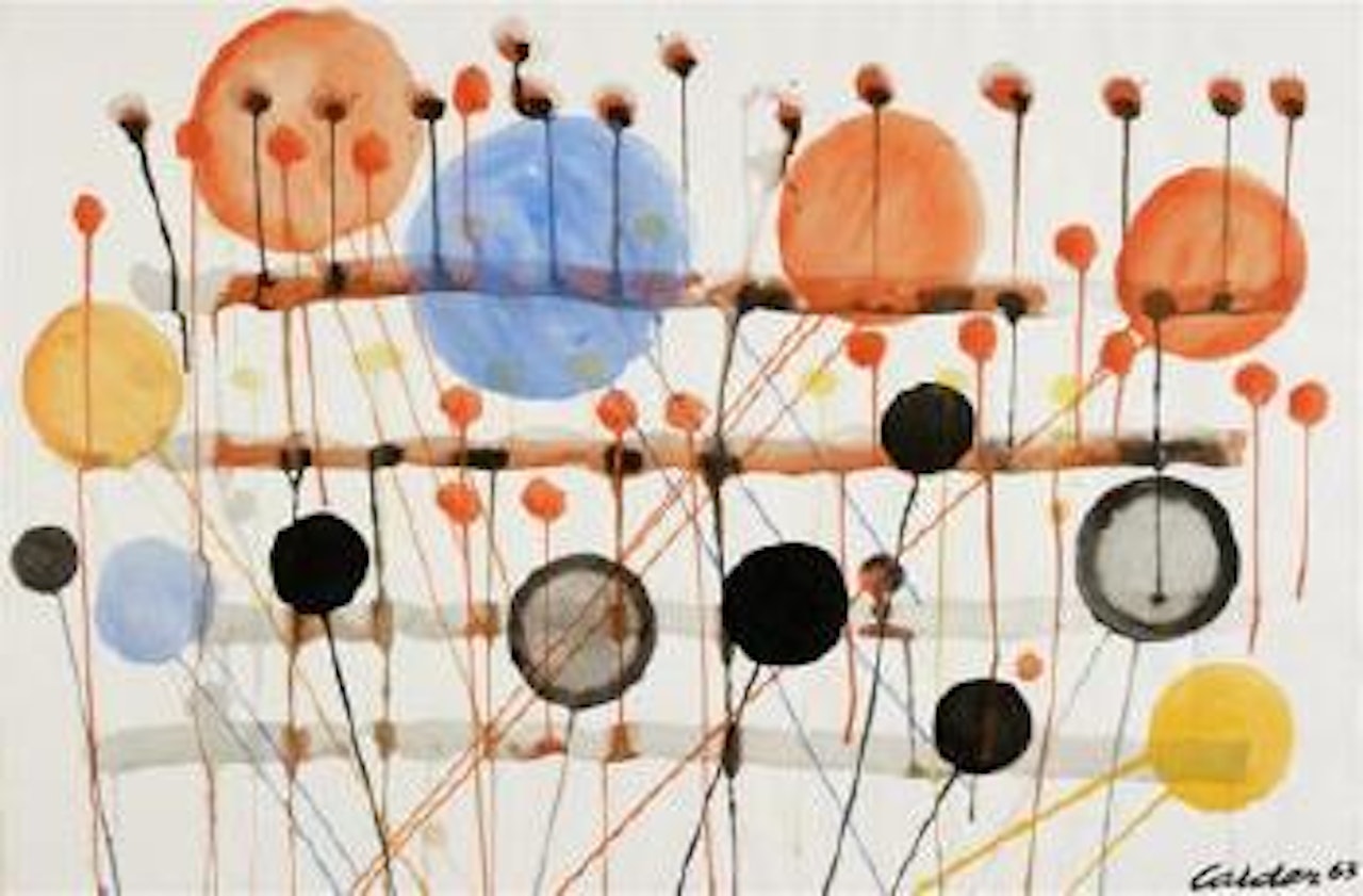 Balloons and cattails by Alexander Calder