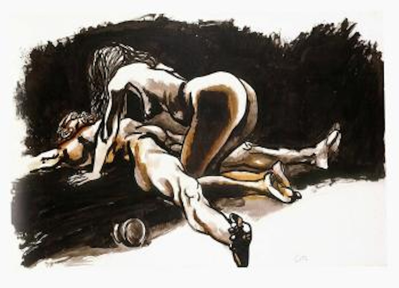 Studio per Le Figle di Lot by Renato Guttuso