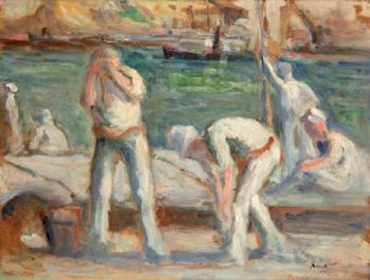 Les travaux by Maximilien Luce