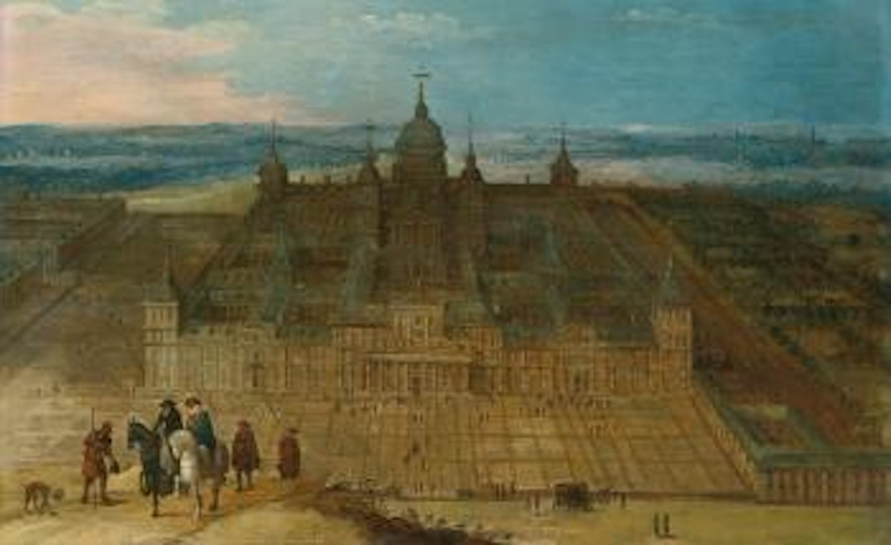 View Of The Escorial by Hendrick van Cleve
