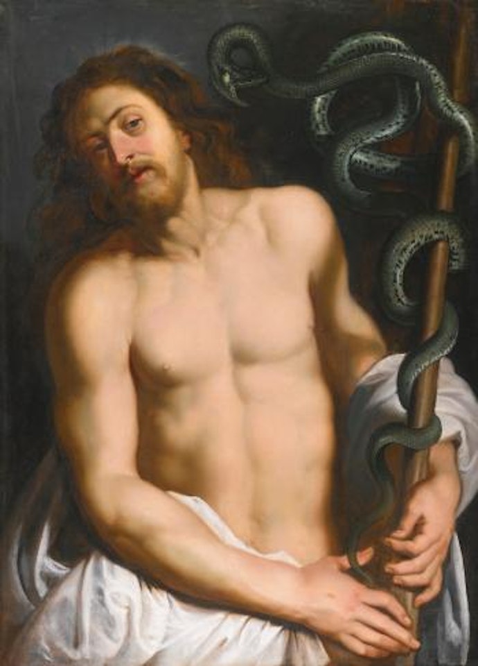 Christ With The Brazen Serpent by Peter Paul Rubens