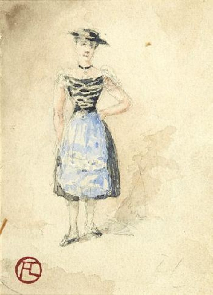 La Niçoise by Henri de Toulouse-Lautrec