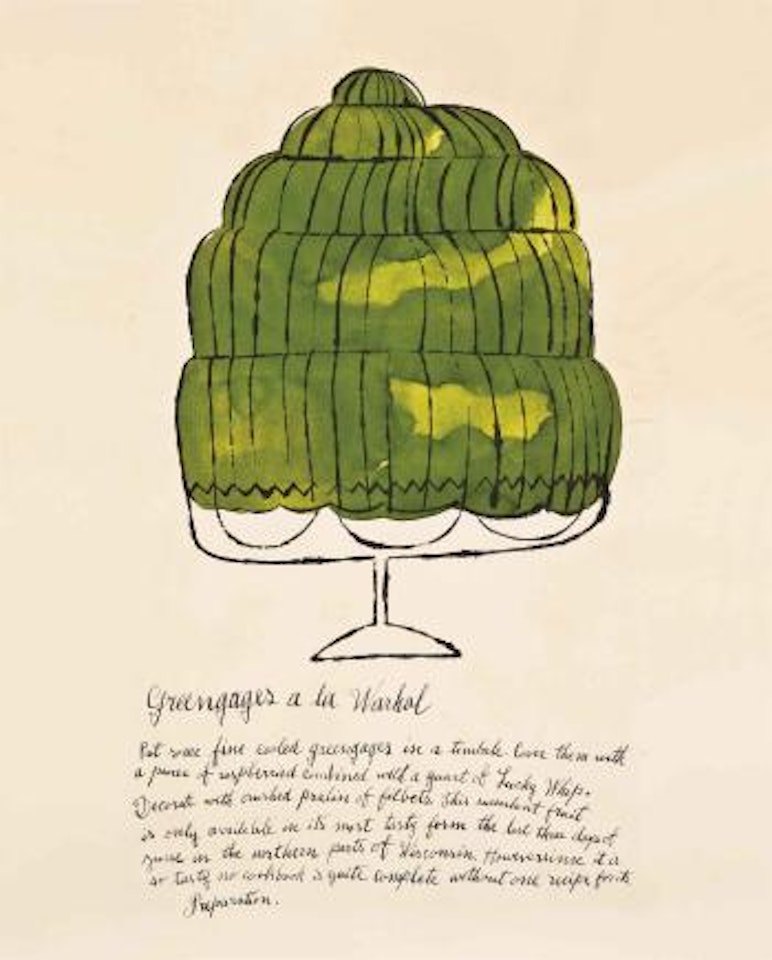 Greengages, from: Wild Raspberries (Feldman & Schellmann IV.143B) by Andy Warhol