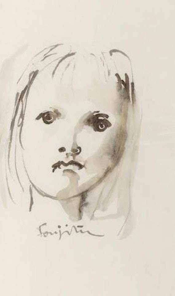 Portrait de jeune fille by Leonard Tsuguharu Foujita