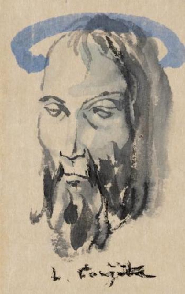 Christ auréolé by Leonard Tsuguharu Foujita