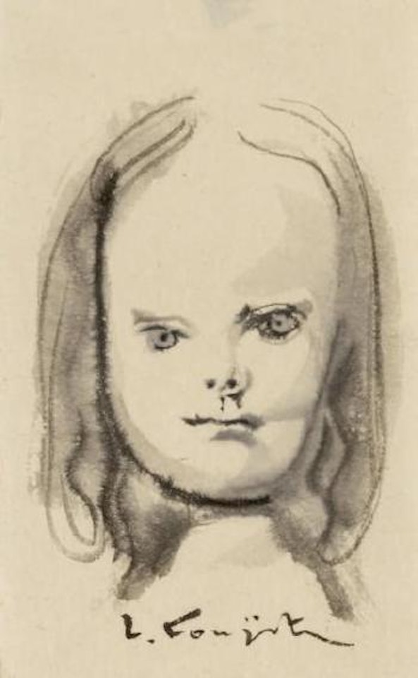 Visage de fillette by Leonard Tsuguharu Foujita
