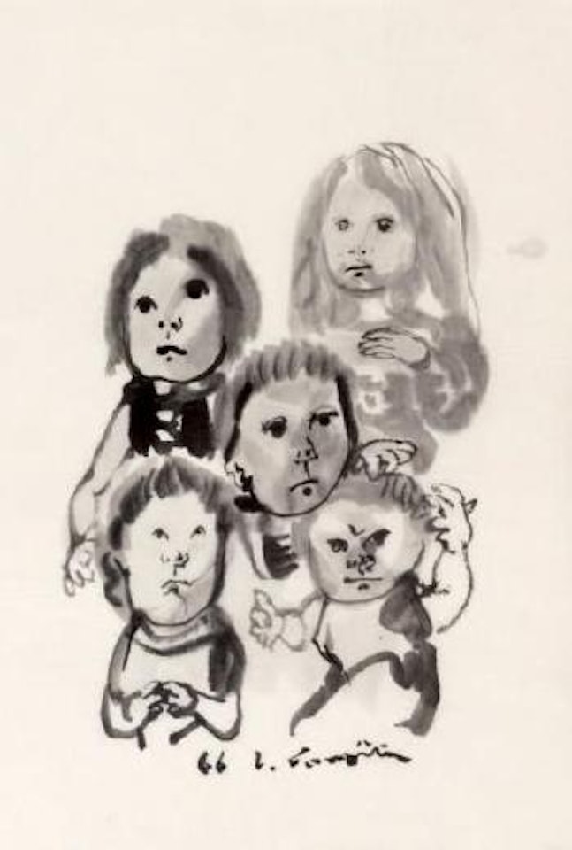 Petits enfants by Leonard Tsuguharu Foujita
