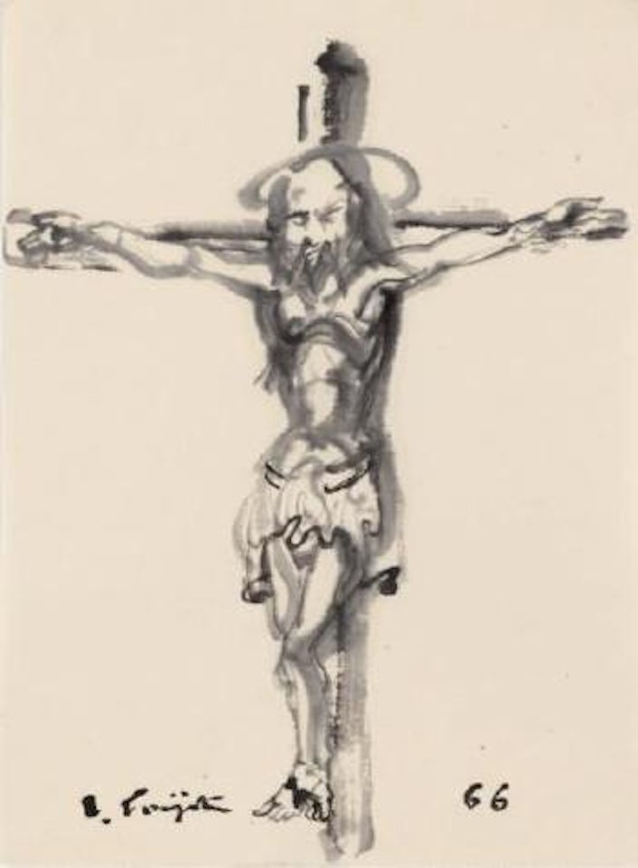 La Crucifixion by Leonard Tsuguharu Foujita