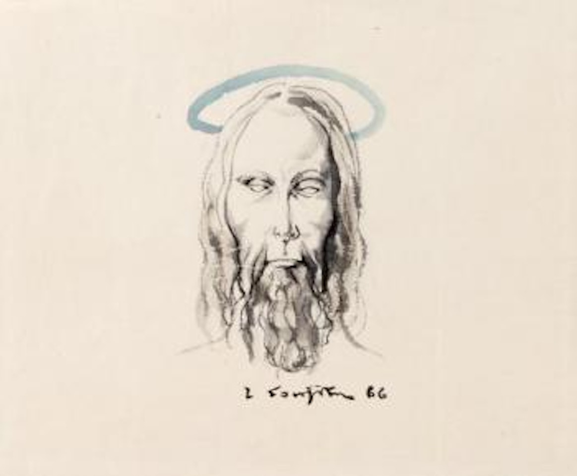 Christ auréolé by Leonard Tsuguharu Foujita
