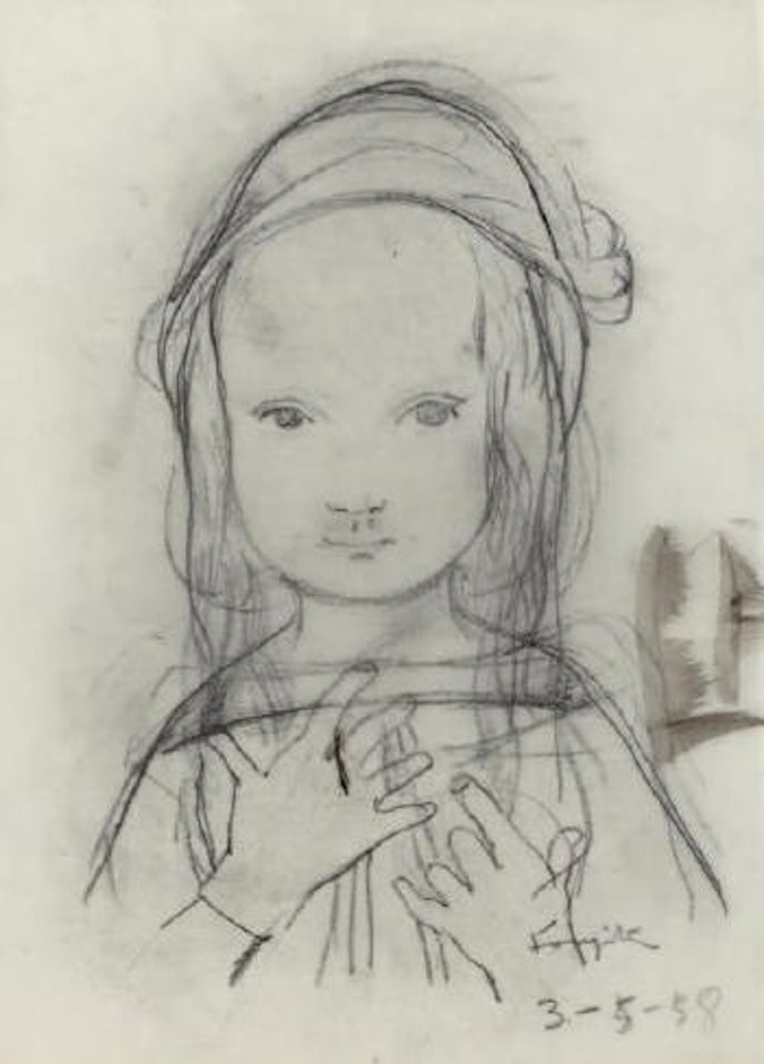 Fillette by Leonard Tsuguharu Foujita