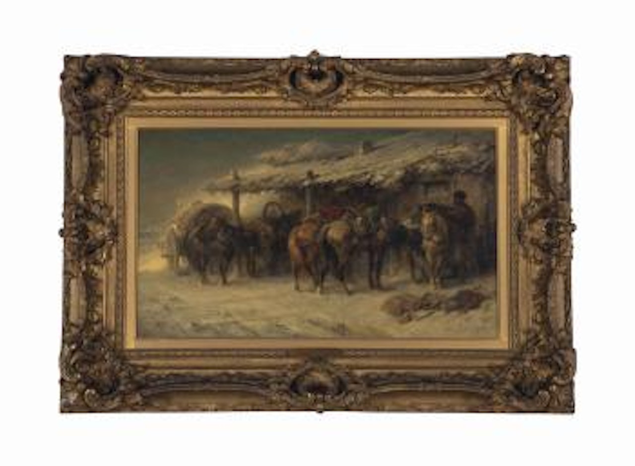 The Wallachian Team by Adolf Schreyer