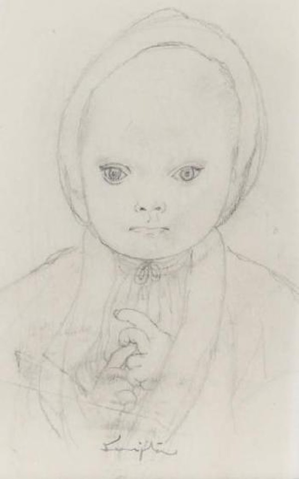 Petit enfant au costume d'hiver by Leonard Tsuguharu Foujita