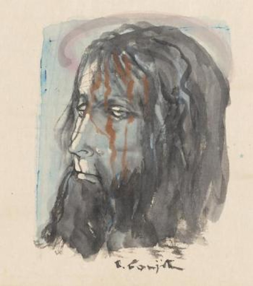 Christ de douleur by Leonard Tsuguharu Foujita