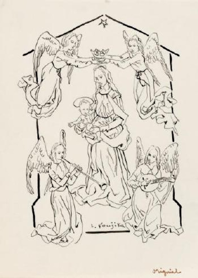 Le Couronnement de la Vierge by Leonard Tsuguharu Foujita
