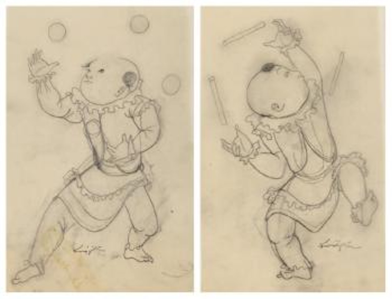 Le cirque. Le cirque by Leonard Tsuguharu Foujita