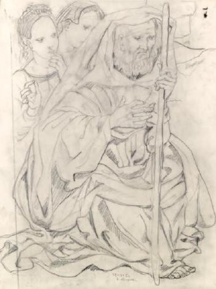 Le berger by Leonard Tsuguharu Foujita
