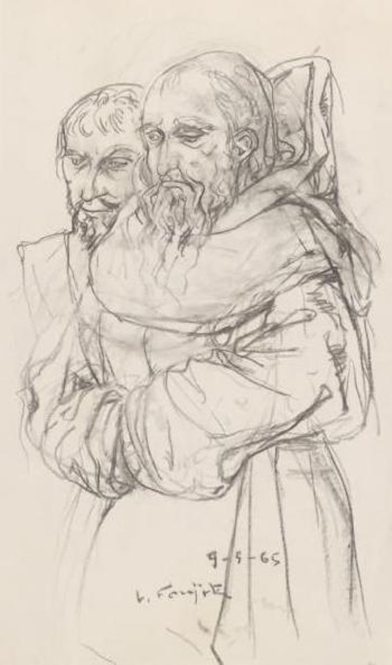 Pèlerins by Leonard Tsuguharu Foujita