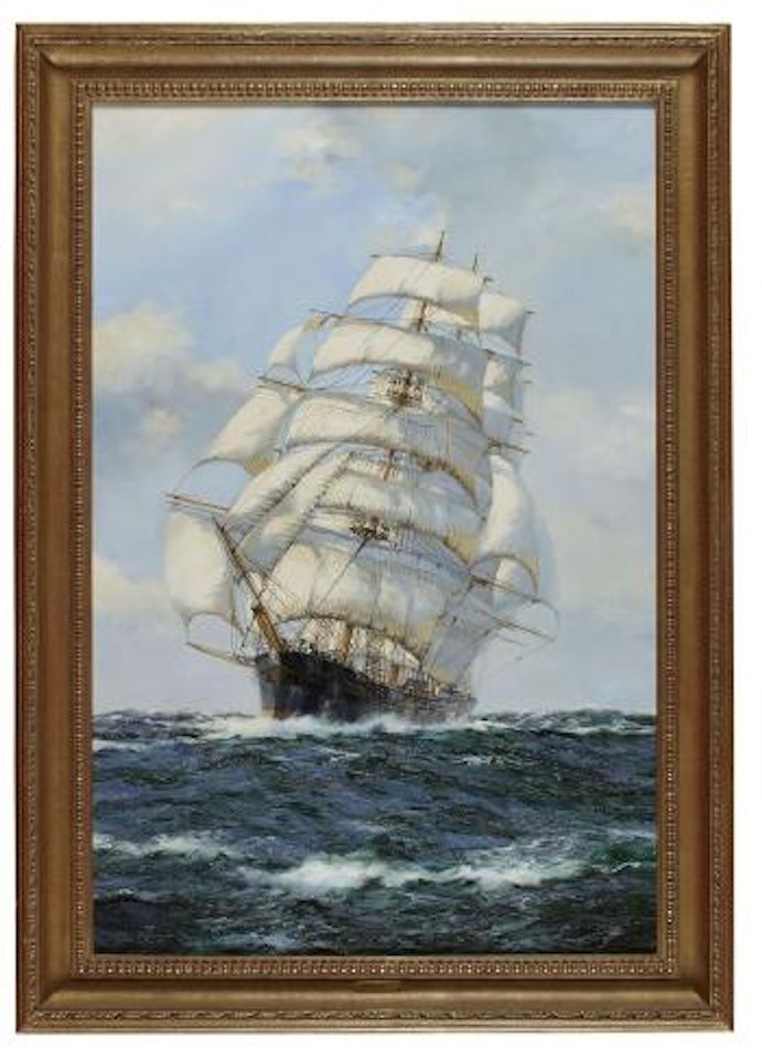 Study of the trade winds clipper Spindrift by Henry Scott
