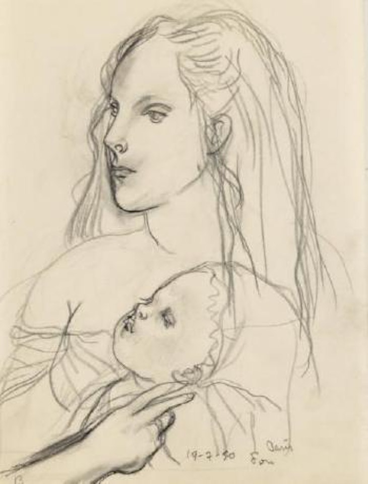 Madone à l'Enfant by Leonard Tsuguharu Foujita