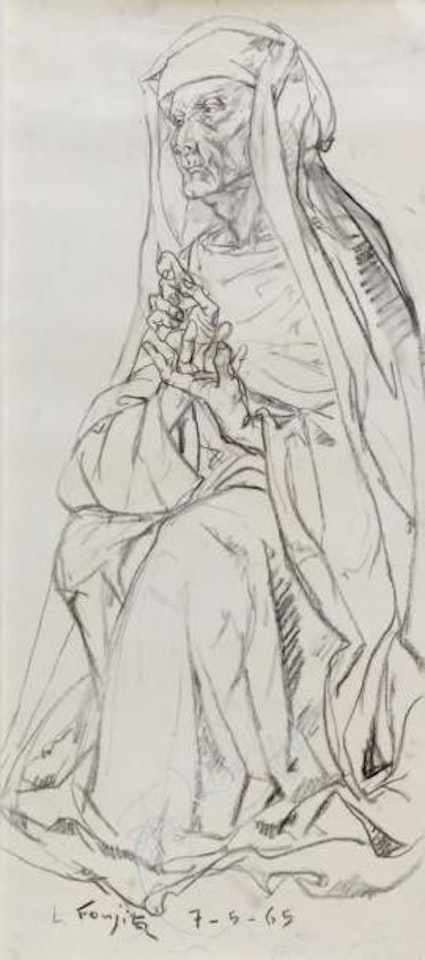Adoration by Leonard Tsuguharu Foujita