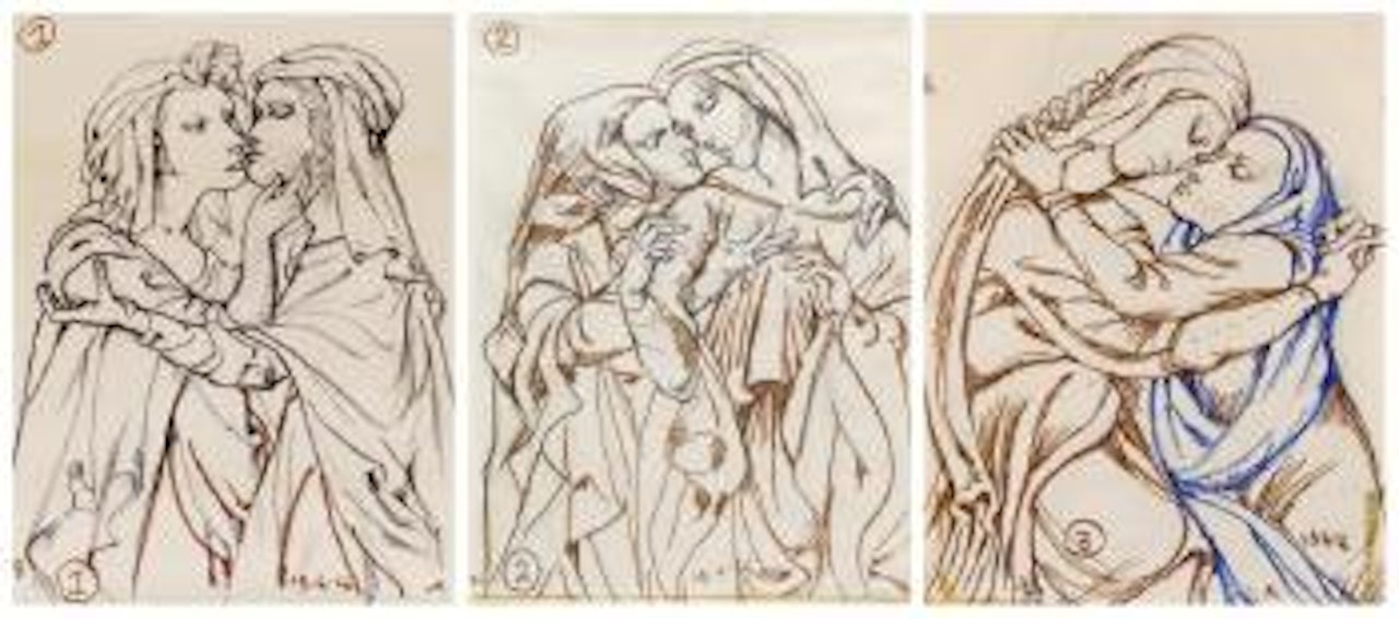 Le Baiser de Judas. La Descente de Croix. Le Chemin de Croix by Leonard Tsuguharu Foujita