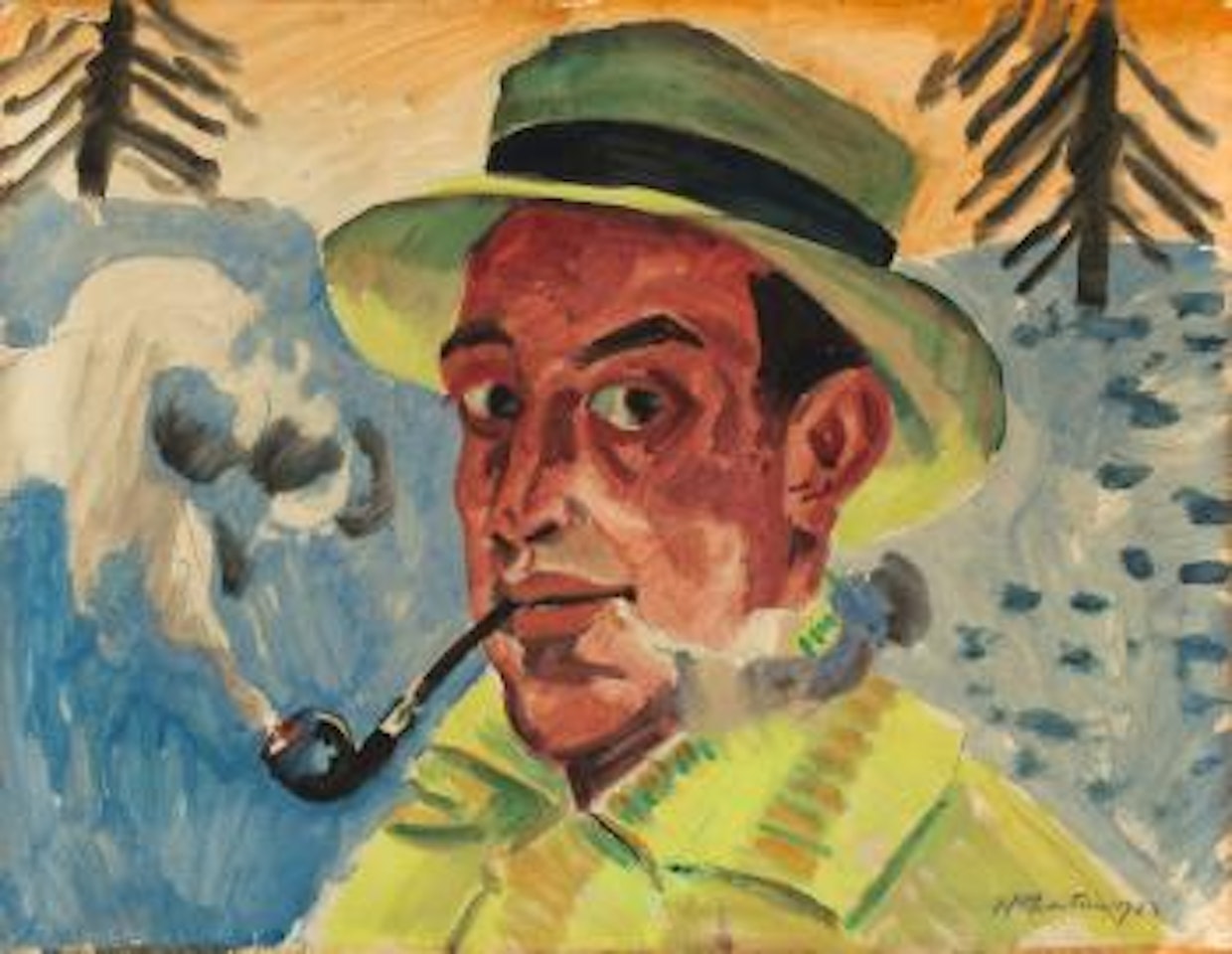 Selbstbildnis by Max Pechstein