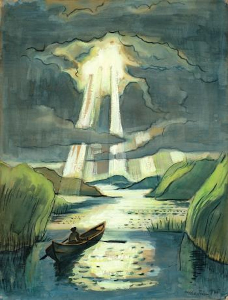 Ruderboot Am Garder See by Max Pechstein