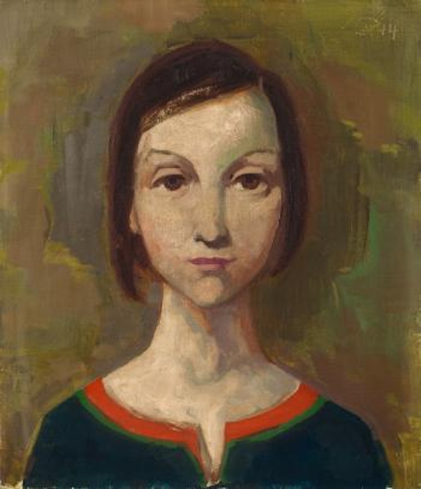 Mädchenbildnis by Karl Hofer