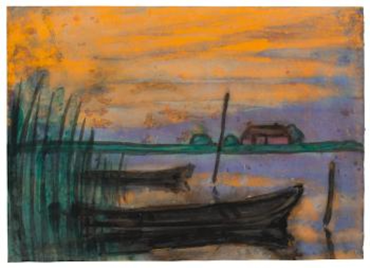 Abend Über Der Marsch by Emil Nolde