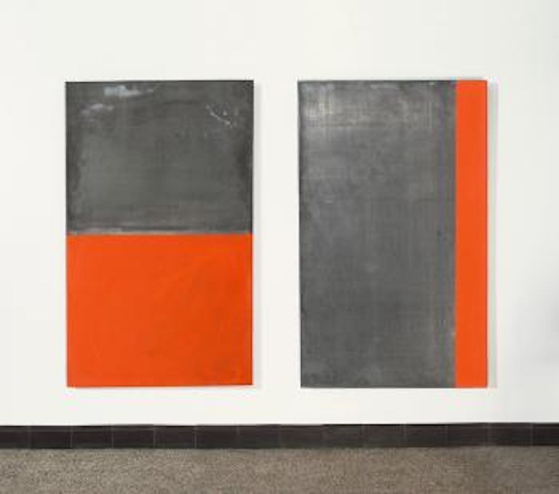 Ohne Titel (diptychon) by Günther Förg