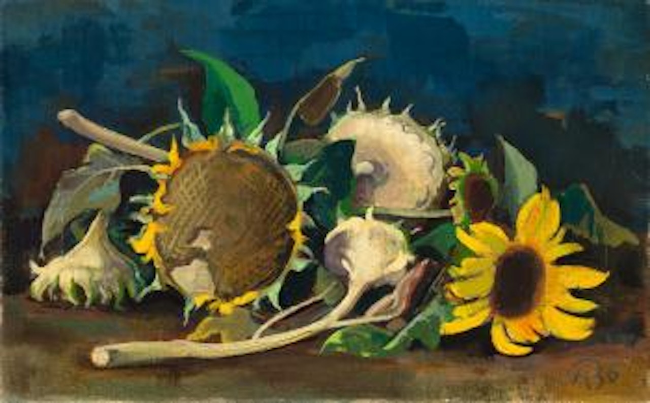 Sonnenblumen (1) by Karl Hofer