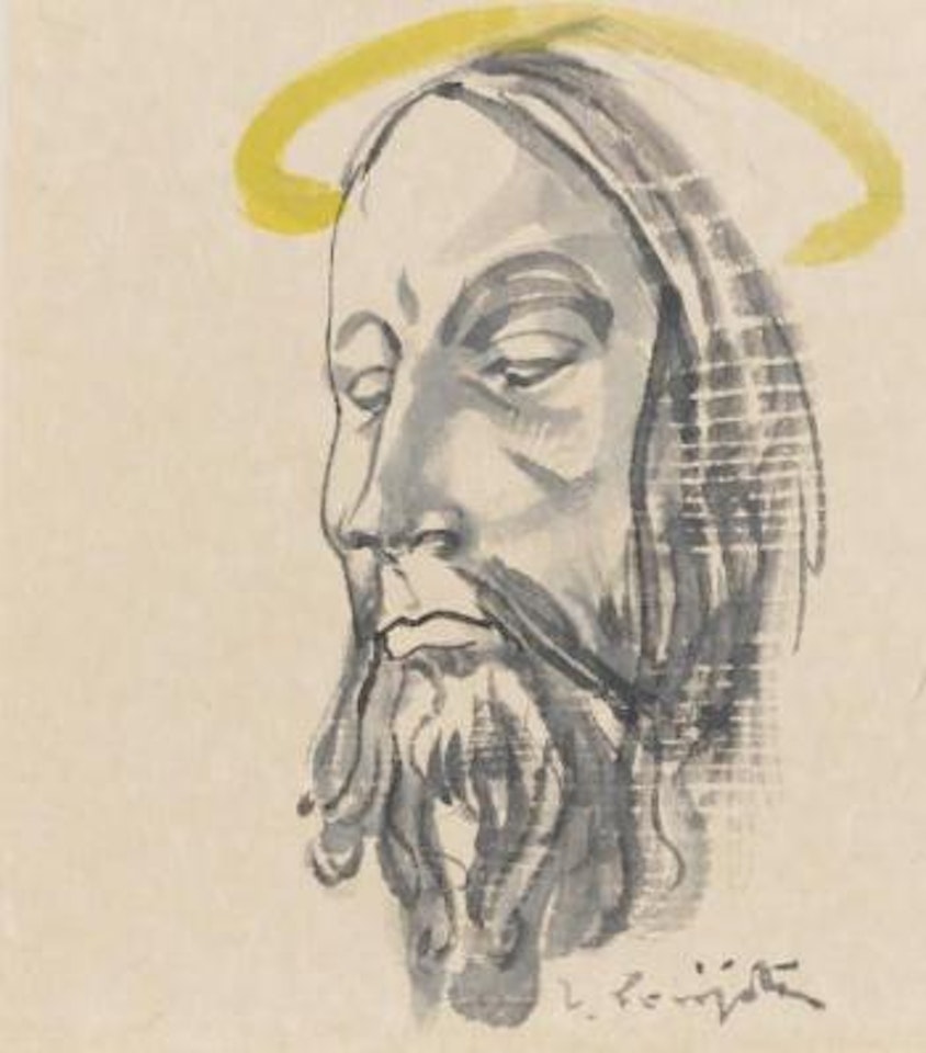 Christ auréolé by Leonard Tsuguharu Foujita