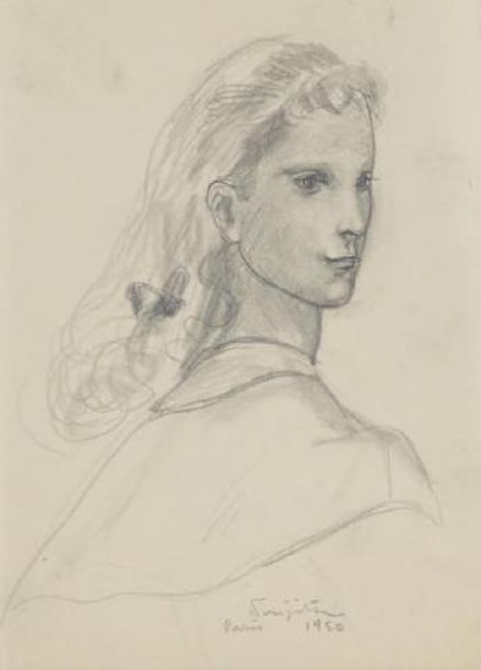 Profil de femme by Leonard Tsuguharu Foujita