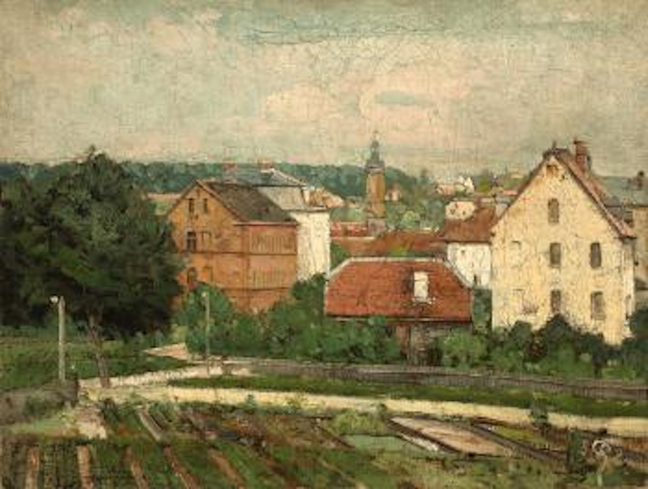 Weimar Mit Schloßturm by Christian Rohlfs