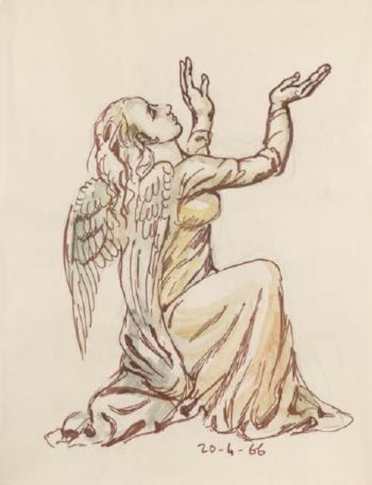 L'ange by Leonard Tsuguharu Foujita
